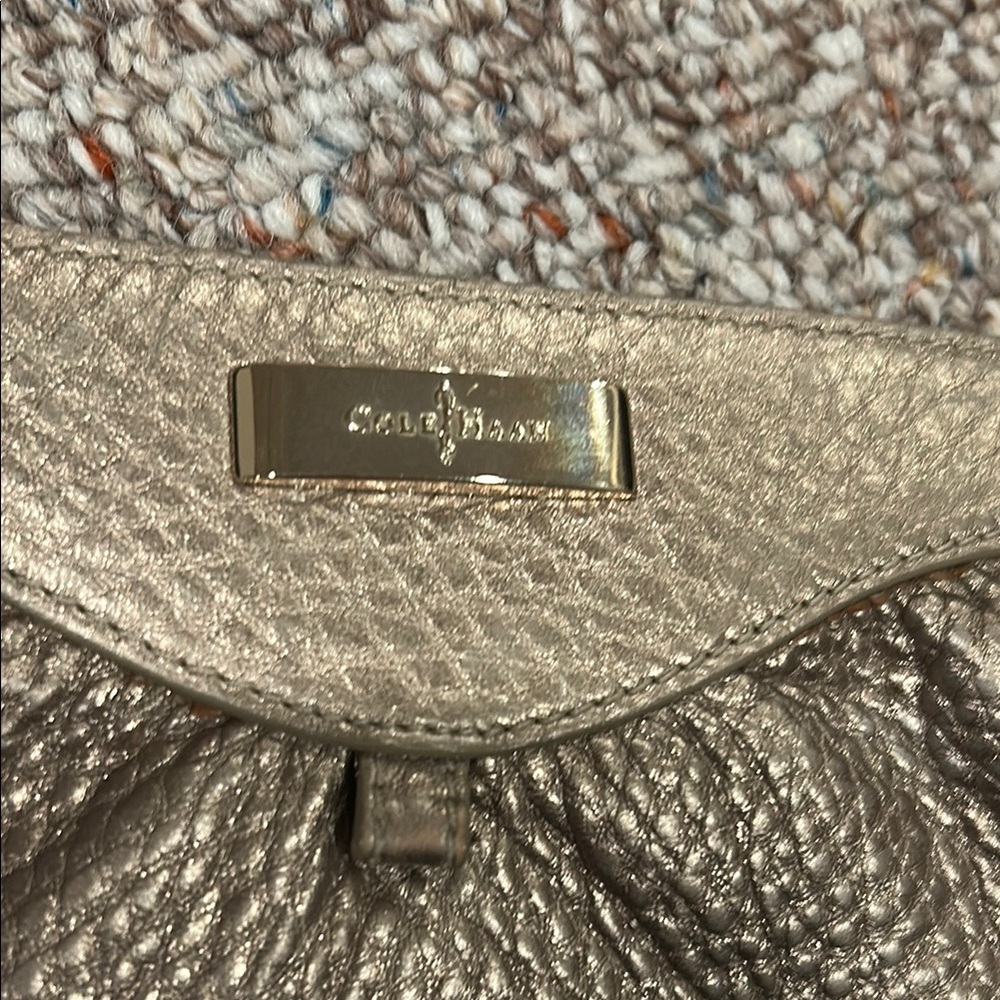 Cole Haan Metallic Gold Clutch - Picture 3 of 4